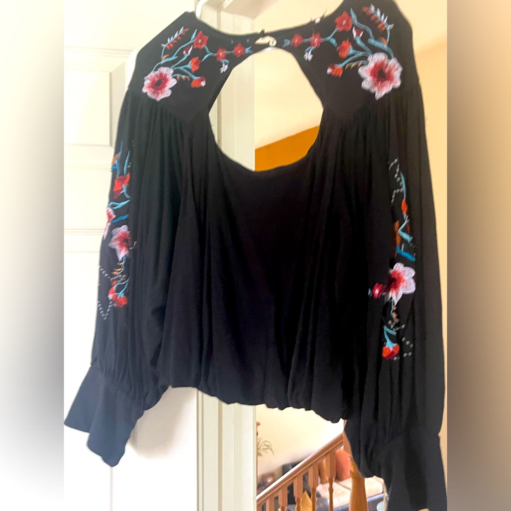 Beautiful Free People Floral Blouse
